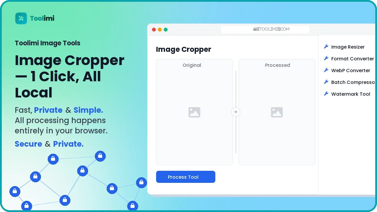 Crop images online