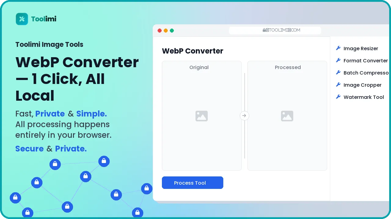 Convert any image to  WebP