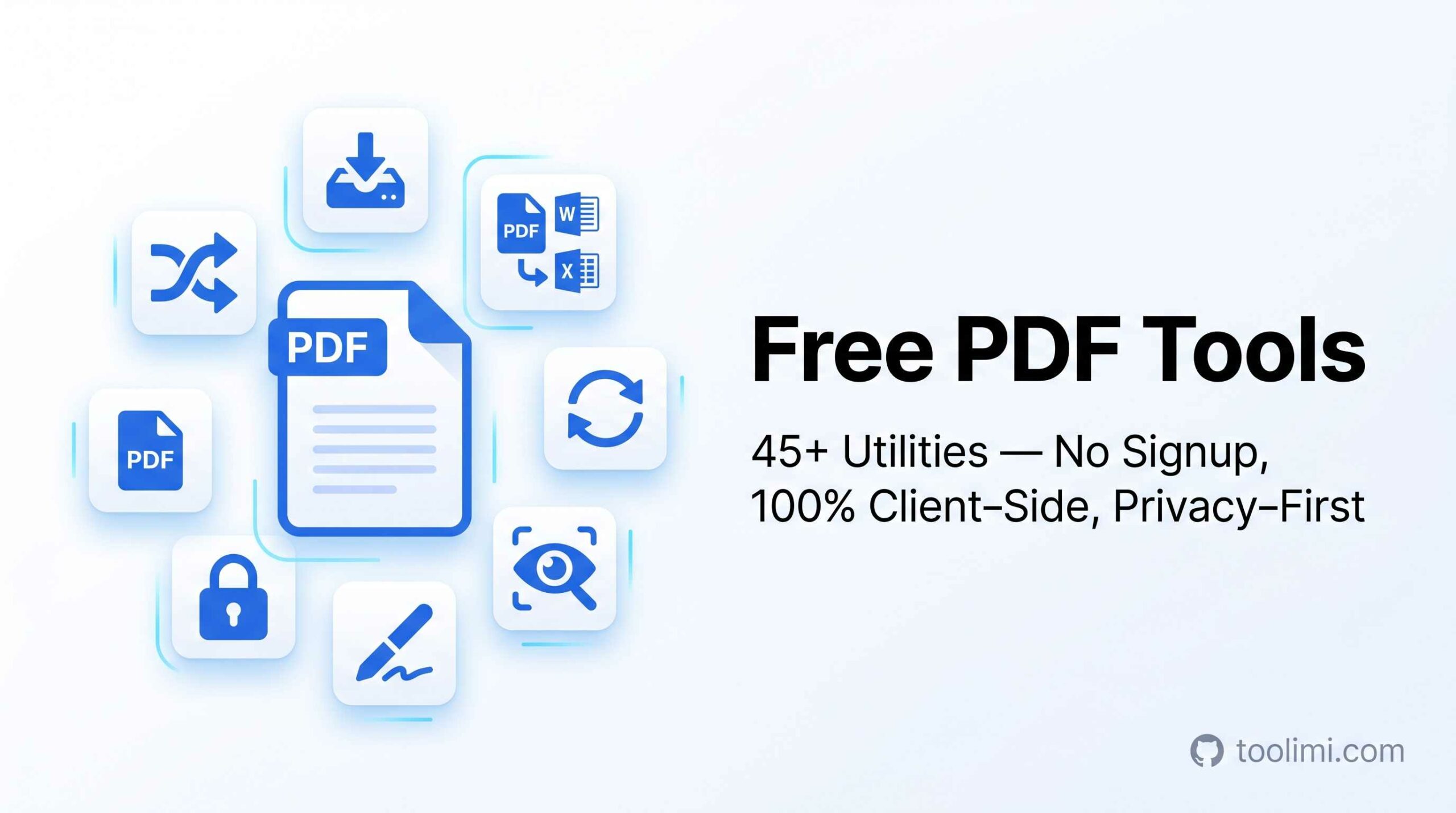 Toolimi Free PDF Tools Banner