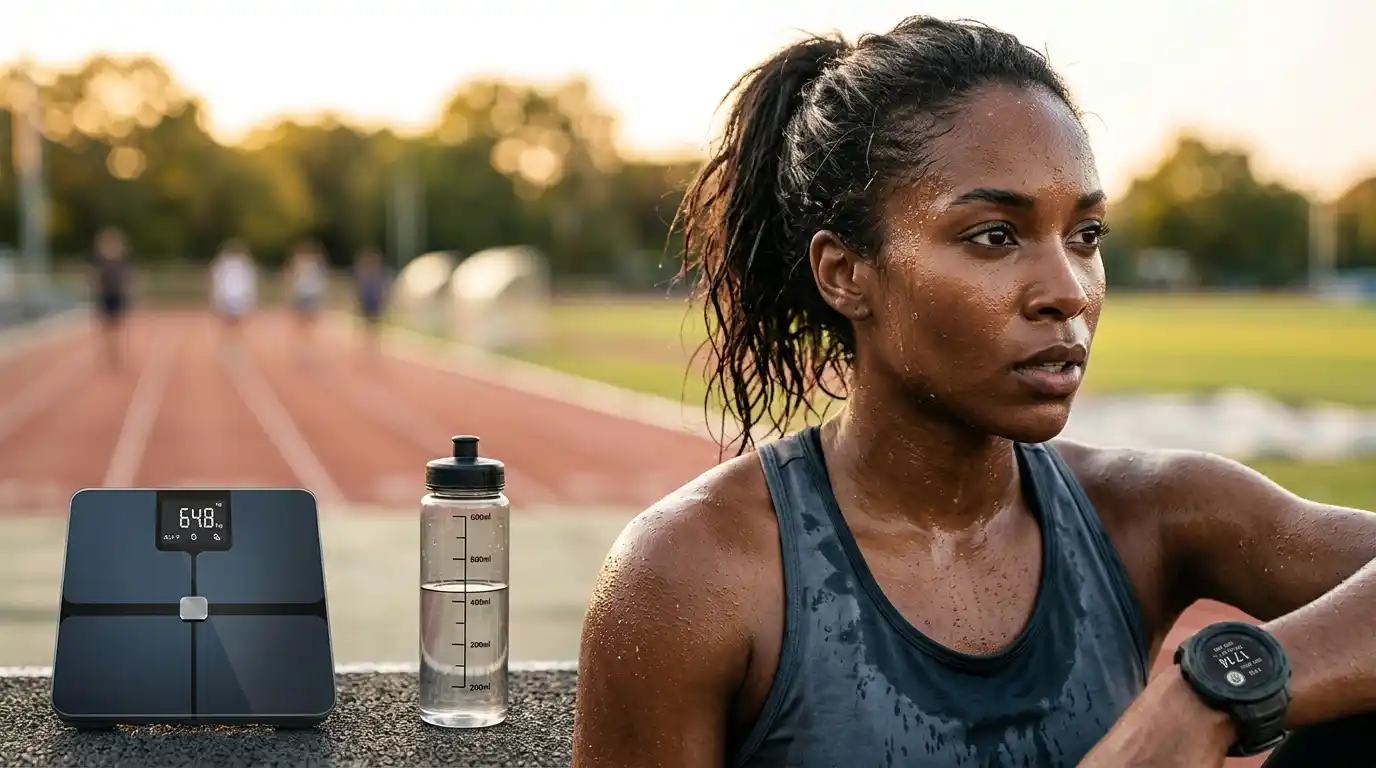 Athlete_face_sweat_water_bottle